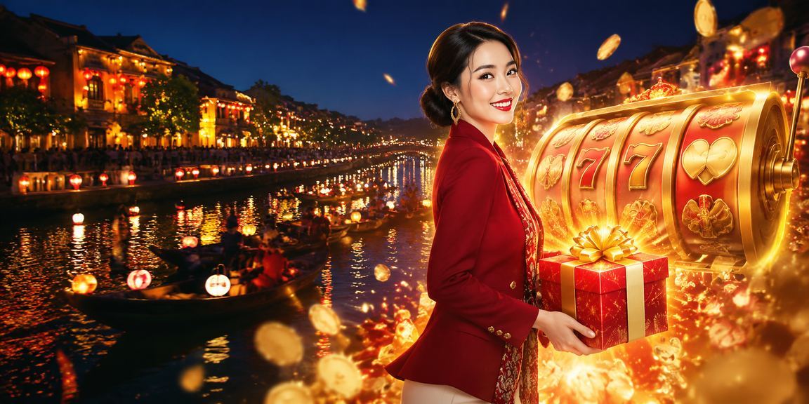 Không khí lễ hội sôi động tại Hội An kết hợp slot game trực tuyến