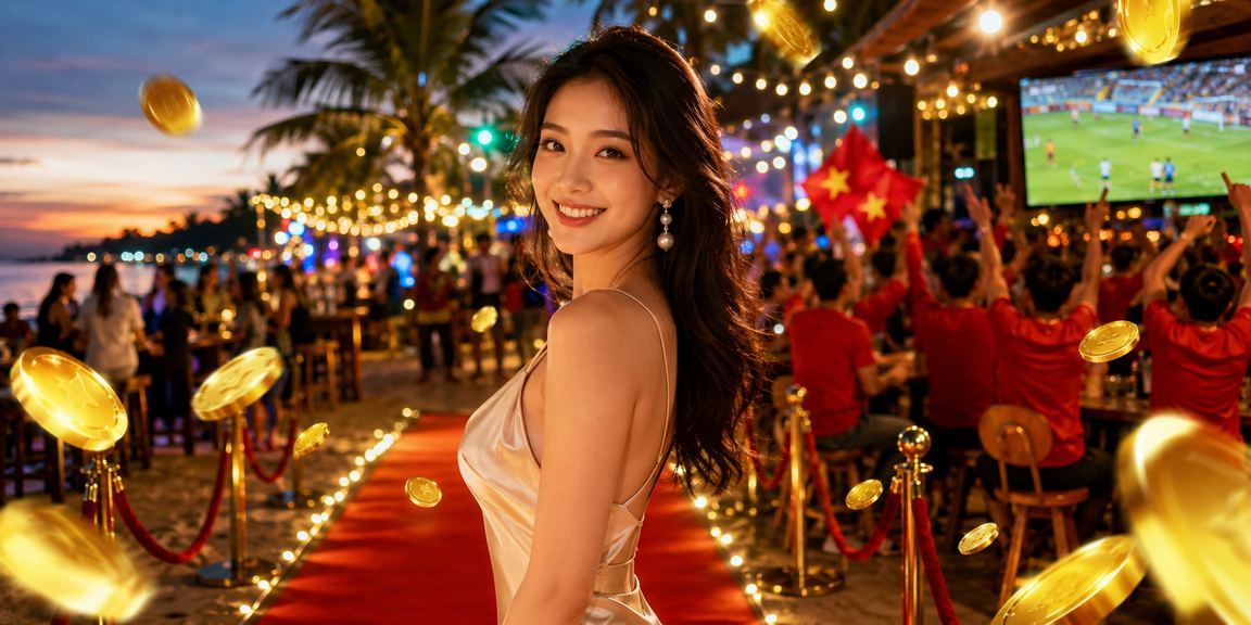 Người chơi thư giãn bên bãi biển Phú Quốc với thái độ giải trí lành mạnh